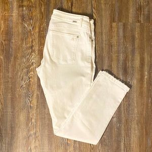 DL1961 Angel White Ankle Skinny Jeans